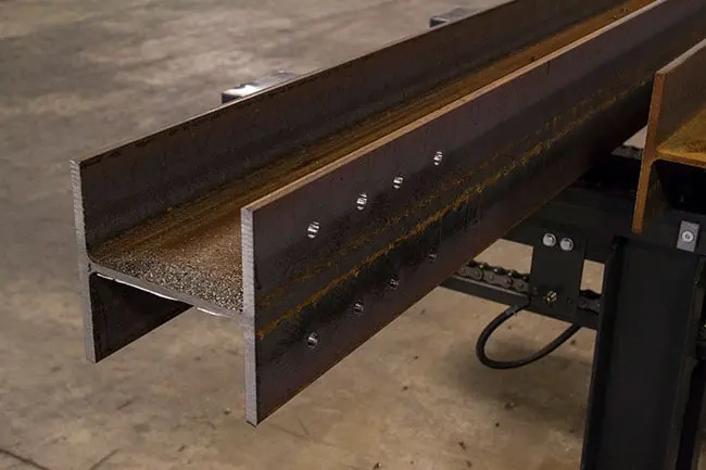 Heavy structural steel fabrication